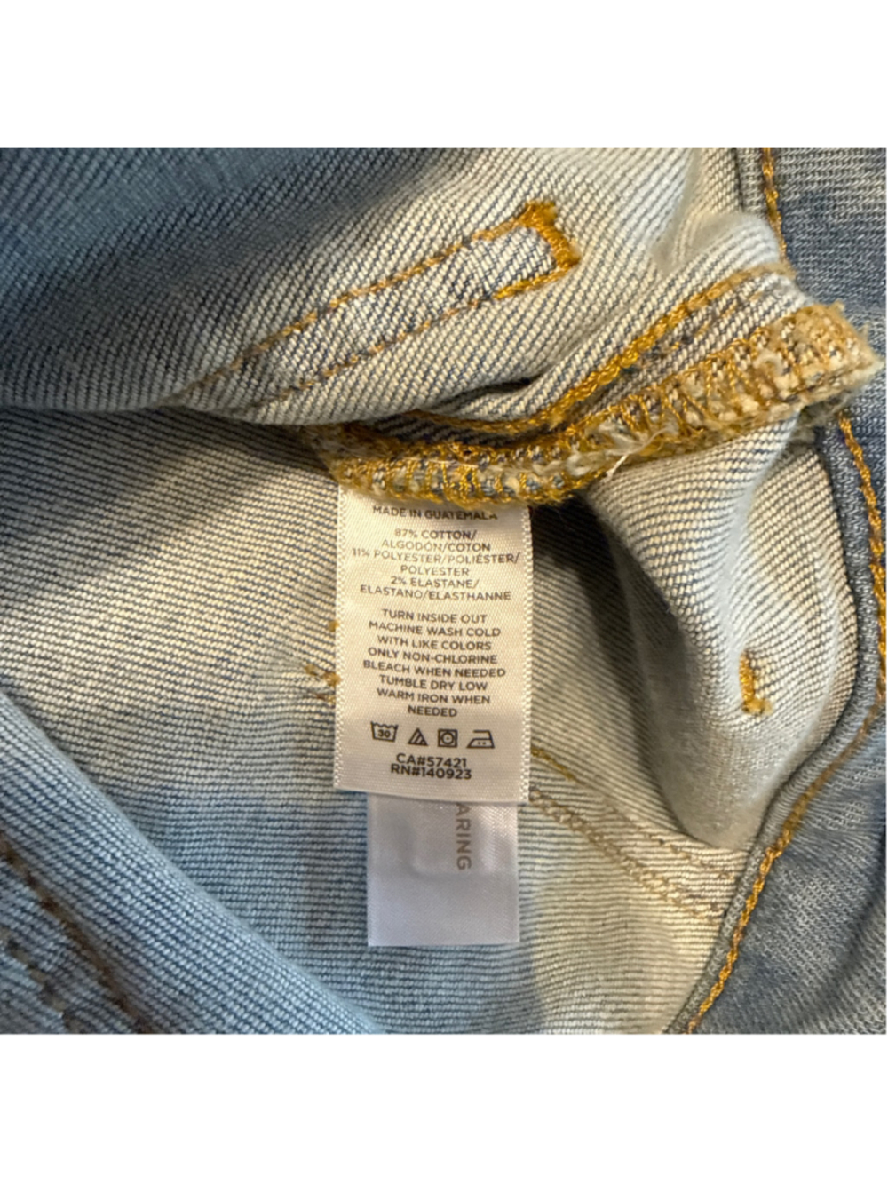 Loft patch pocket kick crop jeans 14 - Picture 8 of 8